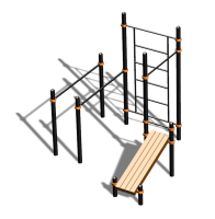 Спортивный комплекс воркаут ВС-98 в Кургане