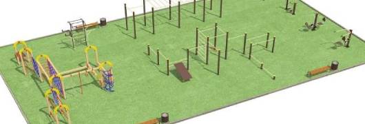 Проект спортивной площадки для любого возраста в Кургане
