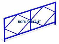 Ограждение площадки МАФ 5001 в Кургане