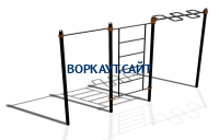 Спортивный комплекс воркаут ВС-129 в Кургане