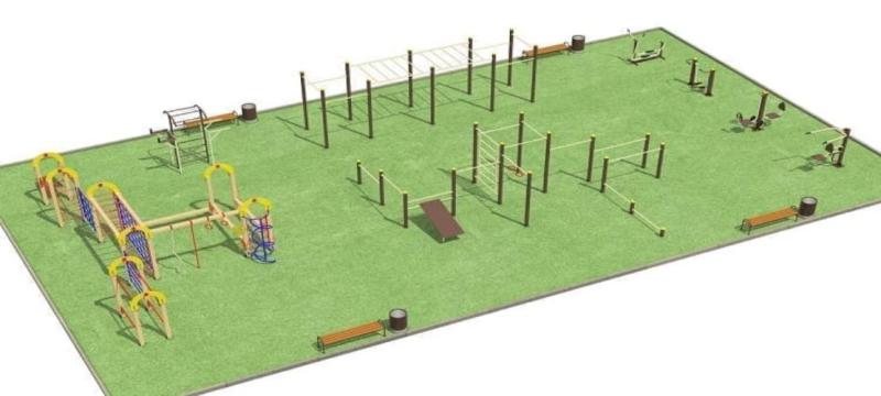 Проект спортивной площадки для любого возраста - 1 096 200 рублей. в Кургане
