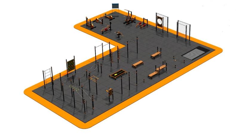 Дизайн проект спортплощадки Угловая в Кургане