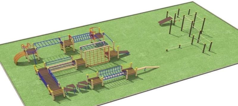 Проект спортплощадки с полосой препятствий - 1 178 100 рублей в Кургане