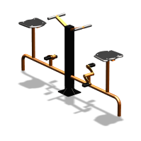 Уличный тренажер  "Вело двойной"   УТ211 в Кургане