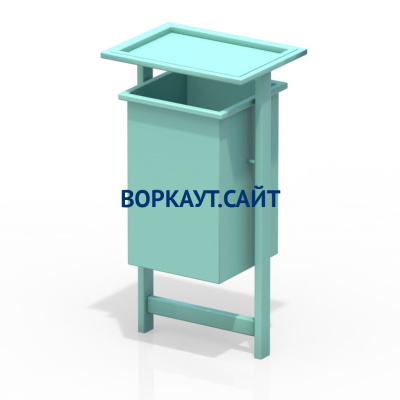 Урна с крышкой МАФ 1631 в Кургане