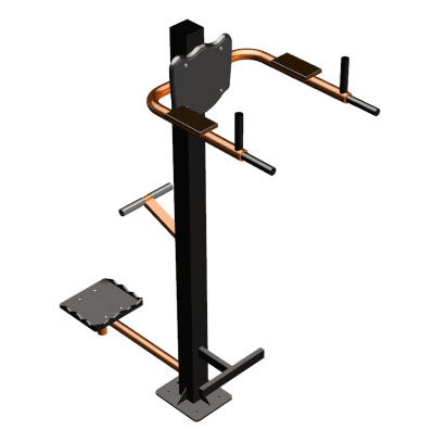 Уличный тренажер "Брусья Пресс Твистер" УТ345 в Кургане