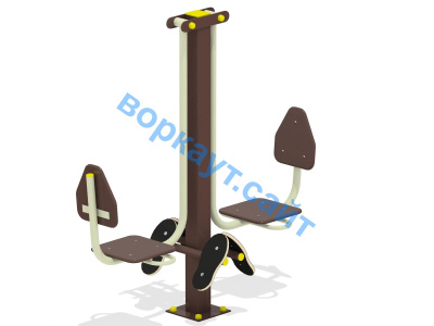 Уличный тренажер "Жим ногами горизонтальный " УТ 003 в Кургане