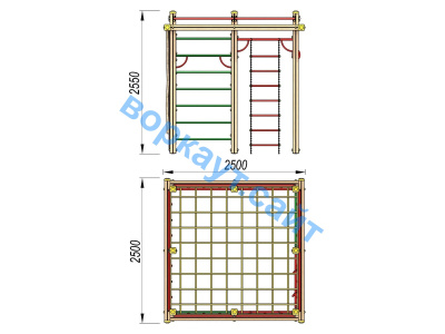 Детский спортивный комплекс ДСК 3110 в Кургане