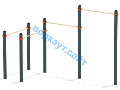 Турник двойной с брусьями ВС-17 в Кургане