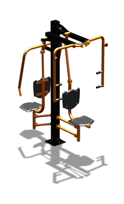 Уличный тренажер "Жим от груди Баттерфляй" УТ311 в Кургане