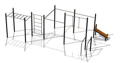 Спортивный комплекс воркаут ВС-153 в Кургане