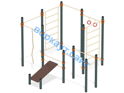 Спортивный комплекс воркаут ВС-47 в Кургане
