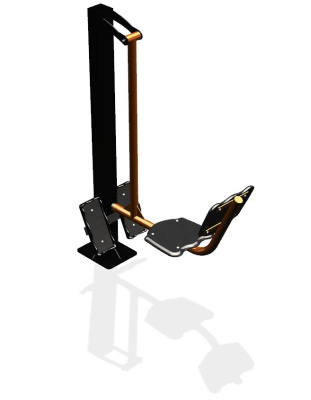 Уличный тренажер "Жим ногами одинарный" УТ 110 в Кургане Уличный тренажер "Жим ногами одинарный" УТ 110 в Кургане