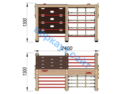 Детский спортивный комплекс ДСК 3203 в Кургане