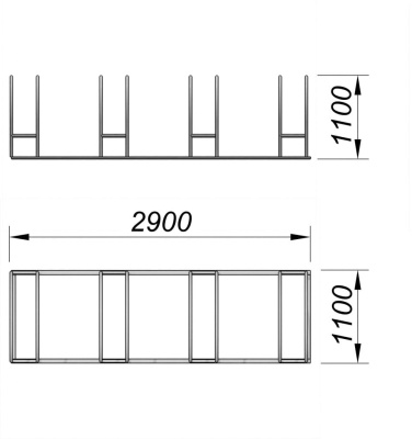 Велопарковка МАФ 6002 в Кургане