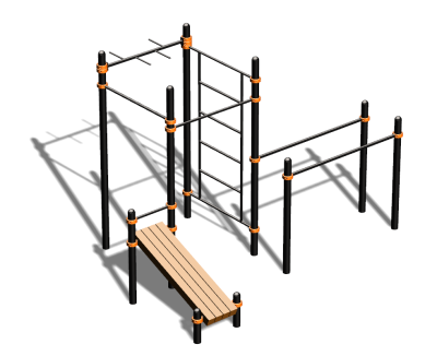 Спортивный комплекс воркаут ВС-91 в Кургане