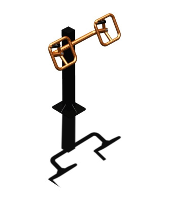 Уличный тренажер "Штурвал одинарный" УТ 122 в Кургане