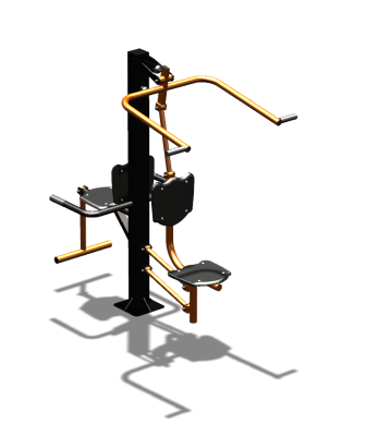 Уличный тренажер "Верхняя тяга Флекс" УТ325 в Кургане