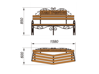 Скамья примирения МАФ 1610 в Кургане