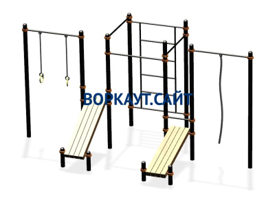 Спортивный комплекс воркаут ВС-44 в Кургане