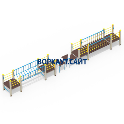 Детский спортивный комплекс Двойной мостик ДСК 3115 в Кургане