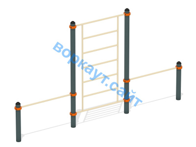 Шведская стенка с перекладинами ВС-13 в Кургане