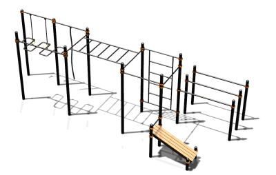 Спортивный комплекс воркаут ВС-77 в Кургане