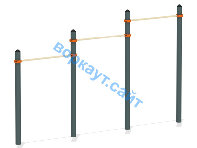 Турник тройной ВС-4 в Кургане