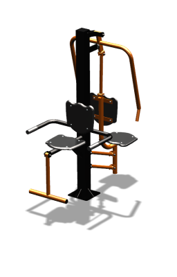Уличный тренажер "Жим от груди Флекс" УТ324 в Кургане