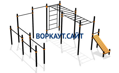Спортивный комплекс воркаут ВС-109 в Кургане