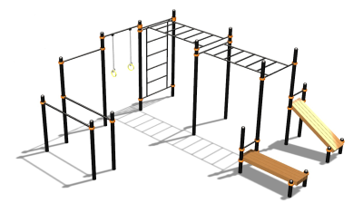 Спортивный комплекс воркаут ВС-71 в Кургане