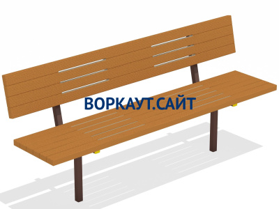 Диван уличный МАФ 1608 в Кургане