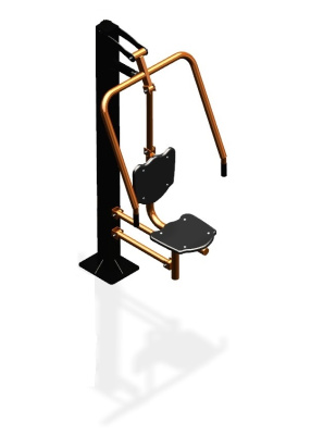 Уличный тренажер "Жим от груди одинарный" УТ 111 в Кургане