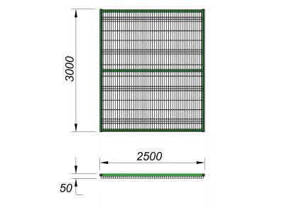 Ограждение спортивной площадки 2500х3000 МАФ 5103 в Кургане