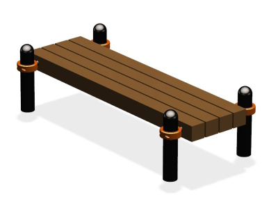 Воркаут скамья ВС-38 в Кургане