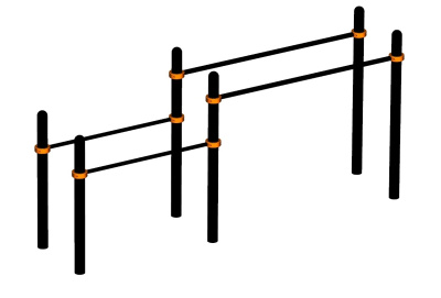 Брусья разновысокие ВС-15 в Кургане