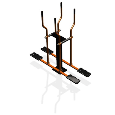 Уличный тренажер  "Лыжи двойные"   УТ210 в Кургане