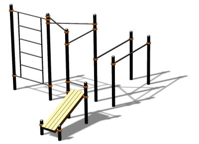 Спортивный комплекс воркаут ВС-140 в Кургане