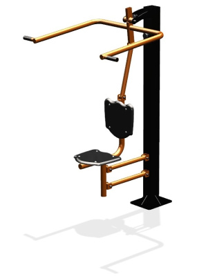 Уличный тренажер "Верхняя тяга одинарный" УТ 114 в Кургане