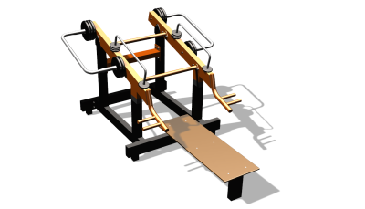 Силовой уличный тренажер  "Жим от груди"  УТ422 в Кургане
