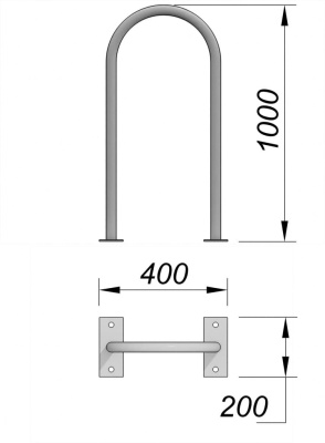 Велопарковка МАФ 6001 в Кургане