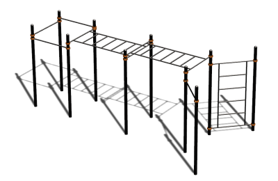 Спортивный комплекс воркаут ВС-118 в Кургане