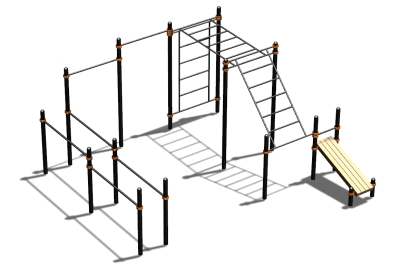 Спортивный комплекс воркаут ВС-146 в Кургане