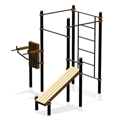 Спортивный комплекс воркаут ВС-64 в Кургане