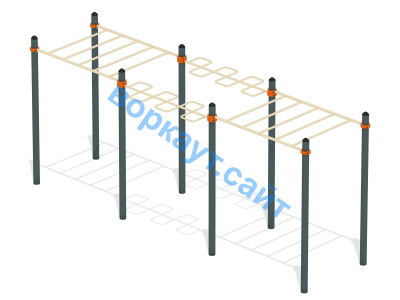 Воркаут комплекс рукоходов ВС-22 в Кургане