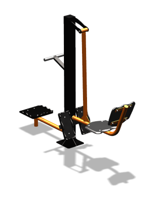 Уличный тренажер "Жим ногами Твистер" УТ305 в Кургане