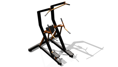 Силовой уличный тренажер  "Комбинированный станок"  УТ416 в Кургане