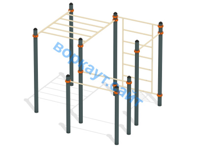Спортивный комплекс воркаут ВС-48 в Кургане