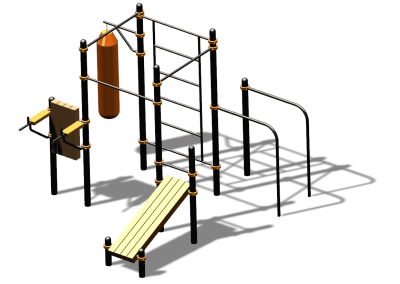 Спортивный комплекс воркаут ВС-93 в Кургане