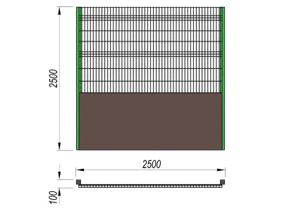 Ограждение хоккейной коробки МАФ 5202 в Кургане